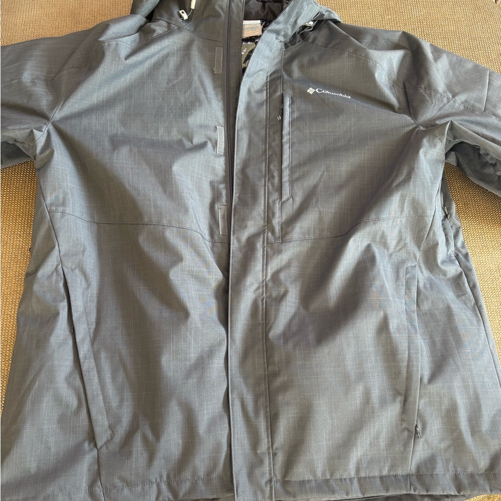 Columbia Gray Omni-Tech™ waterproof jacket 
3 in 1